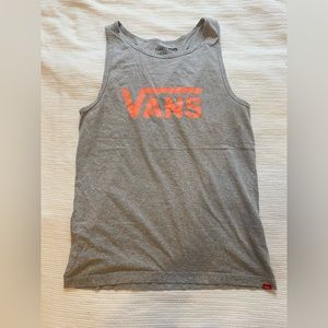 Vans grey tank.